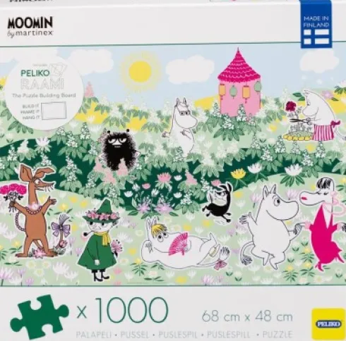 Moomin By Martinex - Blomstret - 1000 Brikker - Mumitroldene Puslespil