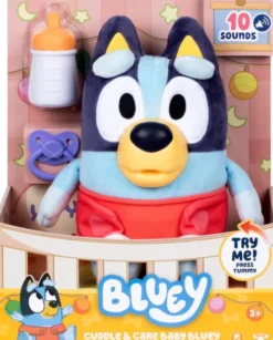 Moose - Cuddle & Bare Baby Bluey - Bamse Med Lyd
