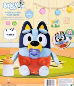 Moose - Cuddle & Bare Baby Bluey - Bamse Med Lyd
