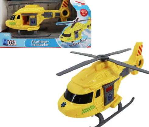 Motor 112 - Akutlæge Helikopter Legetøj Med Lys Og Lyd - 1:20