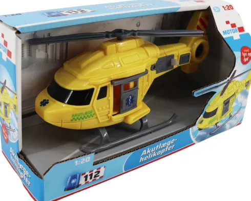 Motor 112 - Akutlæge Helikopter Legetøj Med Lys Og Lyd - 1:20