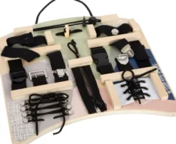 Motorik Og Aktivitetsbræt - Lynlås, Snørebånd Og Spænder - Small Foot