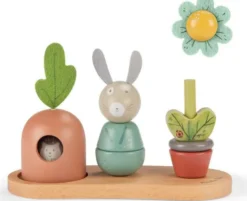 Moulin Roty - Aktivitetslegetøj - Stablehaven - Trois Petits Lapins