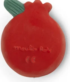 Moulin Roty - Bidering I Naturgummi - Granatæble - La Forêt Mawa