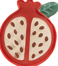 Moulin Roty - Bidering I Naturgummi - Granatæble - La Forêt Mawa