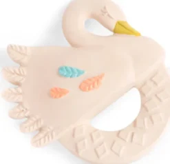 Moulin Roty - Bidering I Naturgummi - Svane - La Petite Ecole De Danse