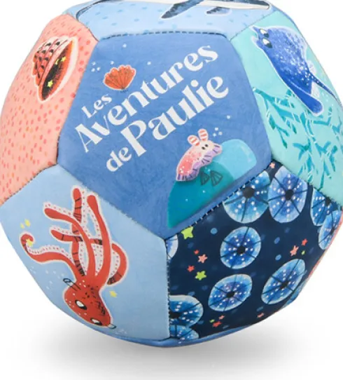 Moulin Roty - Blød Bold Til Børn - Dyr - Les Aventures De Paulie