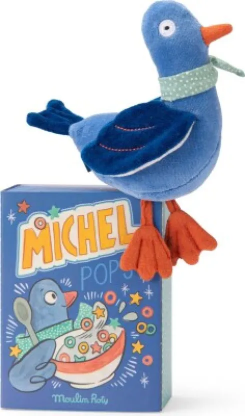 Moulin Roty - Duen Michel Bamse Med Rangle - 20 CM