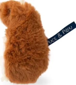 Moulin Roty - Hamster Bamse Med Mælketand Lomme - Puce Og Pilou