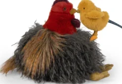 Moulin Roty - Høne Bamse - 28 CM - Tout Autour Du Monde