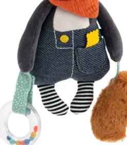 Moulin Roty - Hunden Puce Aktivitetsbamse - Puce Og Pilou