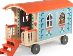 Moulin Roty - Husvogn Med Møbler - Les Minouchkas
