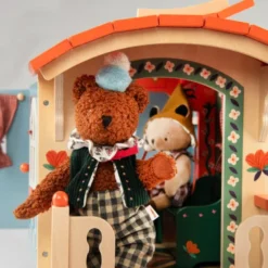 Moulin Roty - Husvogn Med Møbler - Les Minouchkas
