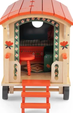 Moulin Roty - Husvogn Med Møbler - Les Minouchkas