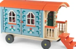 Moulin Roty - Husvogn Med Møbler - Les Minouchkas