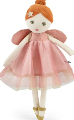 Moulin Roty - Kludedukke - Den Lyserøde Fe Viviane - 39 CM