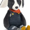 Moulin Roty - Kæmpe Tøjdyr - Hunden Puce 70 CM - Puce Og Pilou