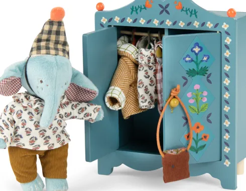 Moulin Roty - Legesæt - Klædeskab - Les Minouchkas