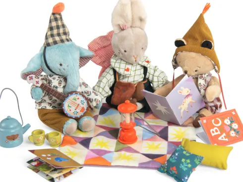 Moulin Roty - Legesæt - Lejrbål - Les Minouchkas