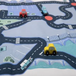 Moulin Roty - Legetæppe Med Bilbane - Avenue Du Moulin