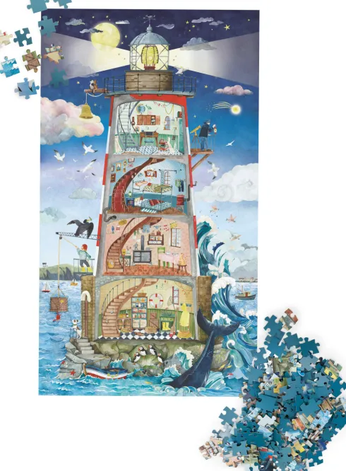 Moulin Roty - Le Phare - 500 Brikker - Fyrtårnet - Puslespil
