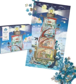 Moulin Roty - Le Phare - 500 Brikker - Fyrtårnet - Puslespil