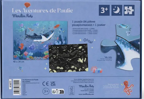 Moulin Roty - Les Aventures De Paulie - 24 Brikker - Havets Venner