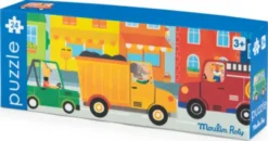 Moulin Roty - Les Popipop - 24 Brikker - Biler Puslespil