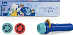 Moulin Roty - Lygte - Fortæl En Historie - Puce Og Pilou - En-Fr