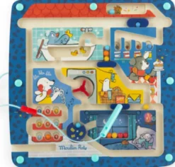 Moulin Roty - Magnetisk Labyrint - Puce Og Pilou