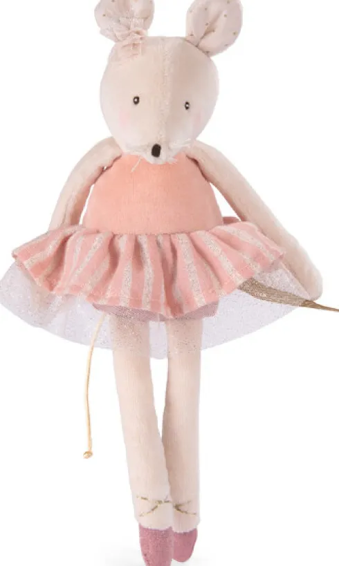 Moulin Roty - Mus Bamse - Lyserød - La Petite Ecole De Danse