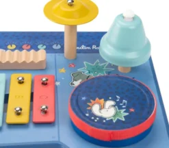 Moulin Roty - Musikbord Med 7 Aktiviteter - Puce Og Pilou