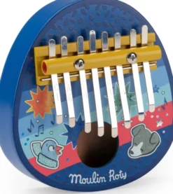Moulin Roty - Musikinstrument - Kalimba - Puce Og Pilou