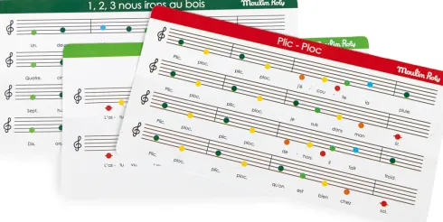 Moulin Roty - Musikklokker - Les Popipop