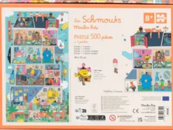 Moulin Roty - Puslespil 500 Brikker - Home Of The Schmouks - Les Schmouks