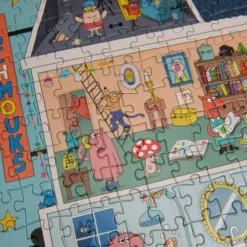 Moulin Roty - Puslespil 500 Brikker - Home Of The Schmouks - Les Schmouks