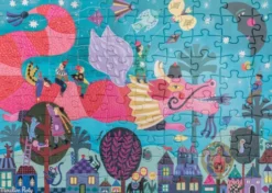 Moulin Roty - Puslespil 100 Brikker - The Dragon And The Moon - Les Comètes Filantes