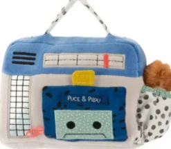 Moulin Roty - Radio Bamse Med Musik - 22 CM - Puce Og Pilou