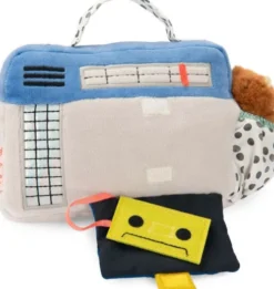 Moulin Roty - Radio Bamse Med Musik - 22 CM - Puce Og Pilou