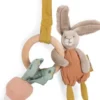 Moulin Roty - Rangle Med Træring - Kanin Og Radise - Trois Petits Lapins