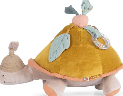 Moulin Roty - Skildpadde Aktivitetsbamse - Trois Petits Lapins