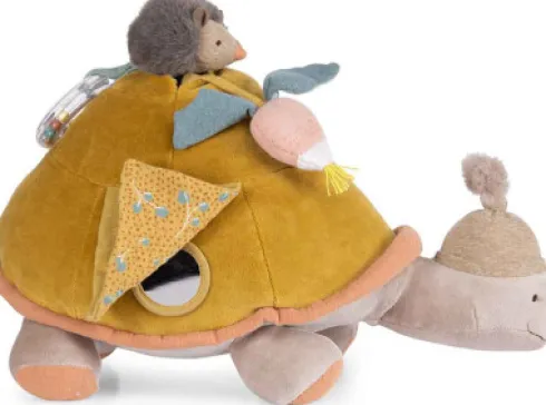 Moulin Roty - Skildpadde Aktivitetsbamse - Trois Petits Lapins