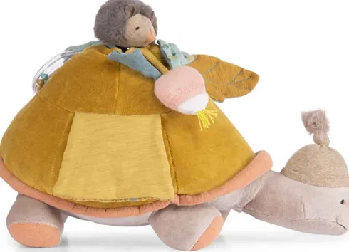 Moulin Roty - Skildpadde Aktivitetsbamse - Trois Petits Lapins