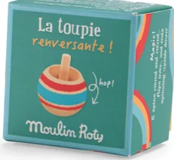 Moulin Roty - Snurretop I Træ - Blå