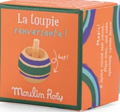 Moulin Roty - Snurretop I Træ - Grøn