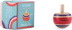 Moulin Roty - Snurretop I Træ - Rød