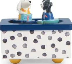 Moulin Roty - Spilledåse - Roterende Dyr - Puce Og Pilou