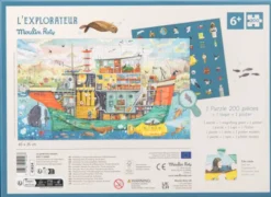 Moulin Roty - The Explorer's Ship Puslespil - 200 Brikker