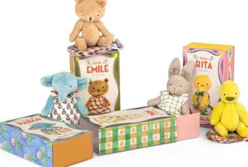 Moulin Roty - Tøjdyr - Bjørneungen Emile - Les Minouchkas