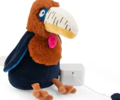 Moulin Roty - Tøjdyr Med Musikoptræk - Næsehornsfuglen Litchi 25 CM - La Forêt Mawa